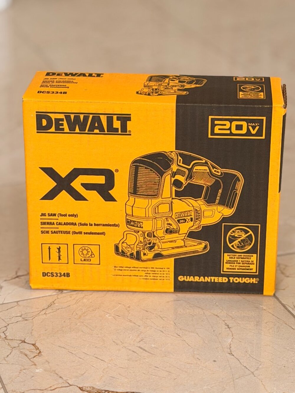 DEWALT XR 20-volt max Brushless Variable Speed Keyless Cordless jig (DCS334B)